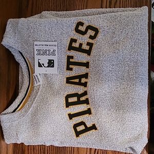 NWT Victoria's Secret Pink 5th & Ocean Pittsburgh Pirates Sweatshirt S small